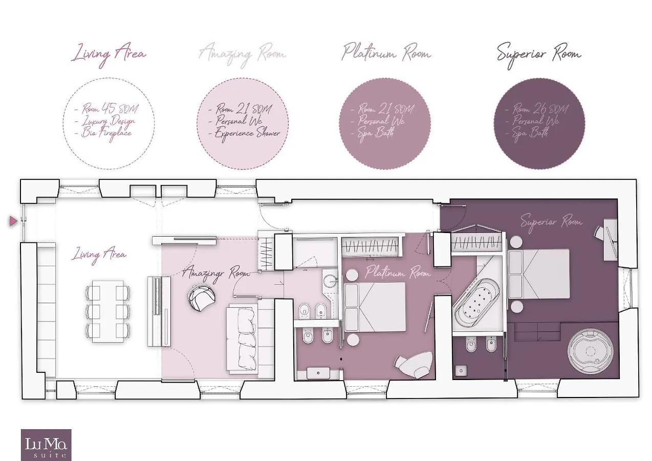 Luma Suite Via Veneto - Your Luxury Style 29 罗马 0*,  意大利